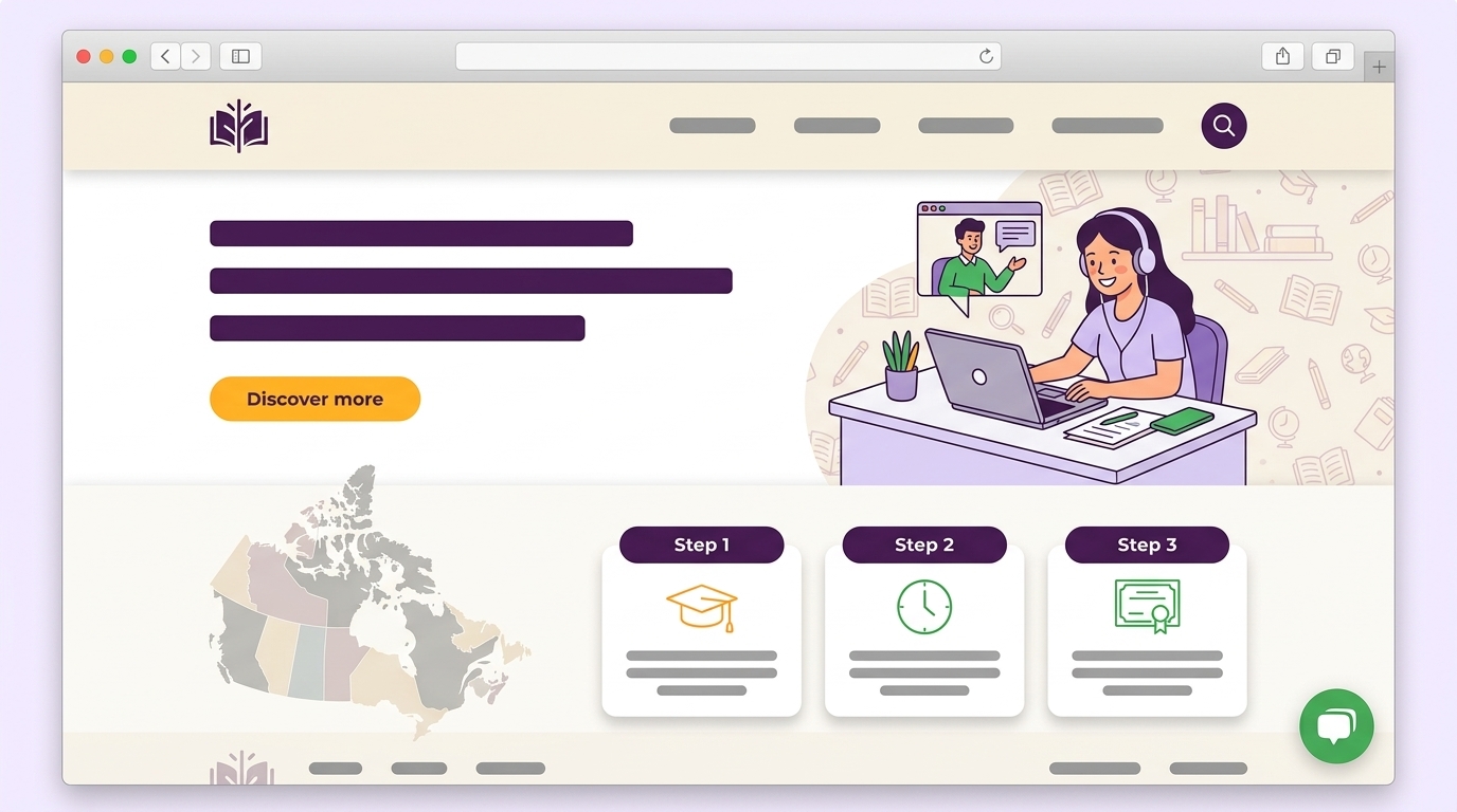 Mockup of the Bingo Tutors website homepage